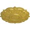 Ekena Millwork Deria Ceiling Medallion (Fits Canopies up to 6"), Hand-Painted Rich Gold, 20 1/4"OD x 1 1/2"P CM20DRRGS - alternate 4